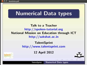 Numerical Datatypes - thumb