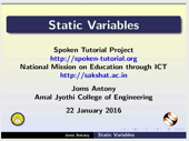 Static Variables - thumb