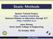 Static Methods - thumb