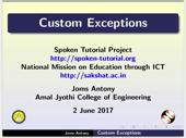 Custom Exceptions - thumb
