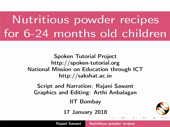 Powder recipes for 6 to 24 months old children - thumb