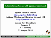 Administrating Group with gpasswd command - thumb