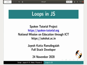 Loops in JS - thumb