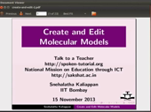 Create and edit molecular models - thumb