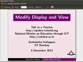 Modify Display and View - thumb