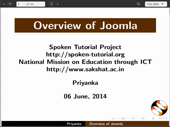 Overview of Joomla