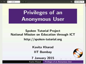 Privileges of an Anonymous User - thumb