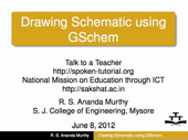 Drawing Schematic using GSchem