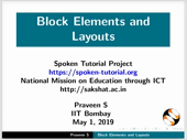 Block Elements and Layouts - thumb