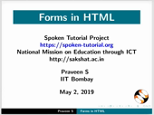 Forms in HTML - thumb