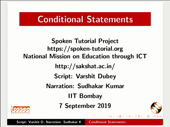Conditional Statements - thumb